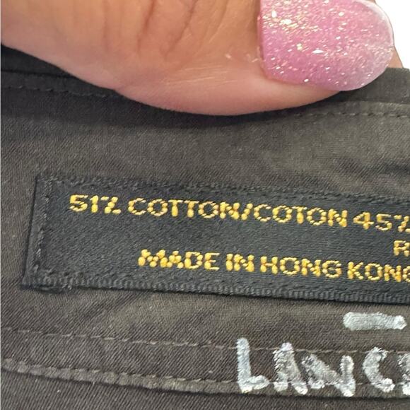 Donna Karan Men's Charcoal Button-Down Shirt Size 16.5 32/33 - Picture 4 of 7